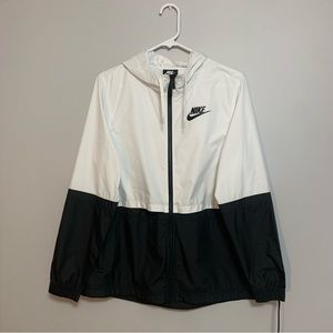 Nike Zip Up Waterproof Hooded Windbreaker
